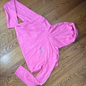 Vineyard Vines Vibrant Pink Hoodie with Sleeve Detail